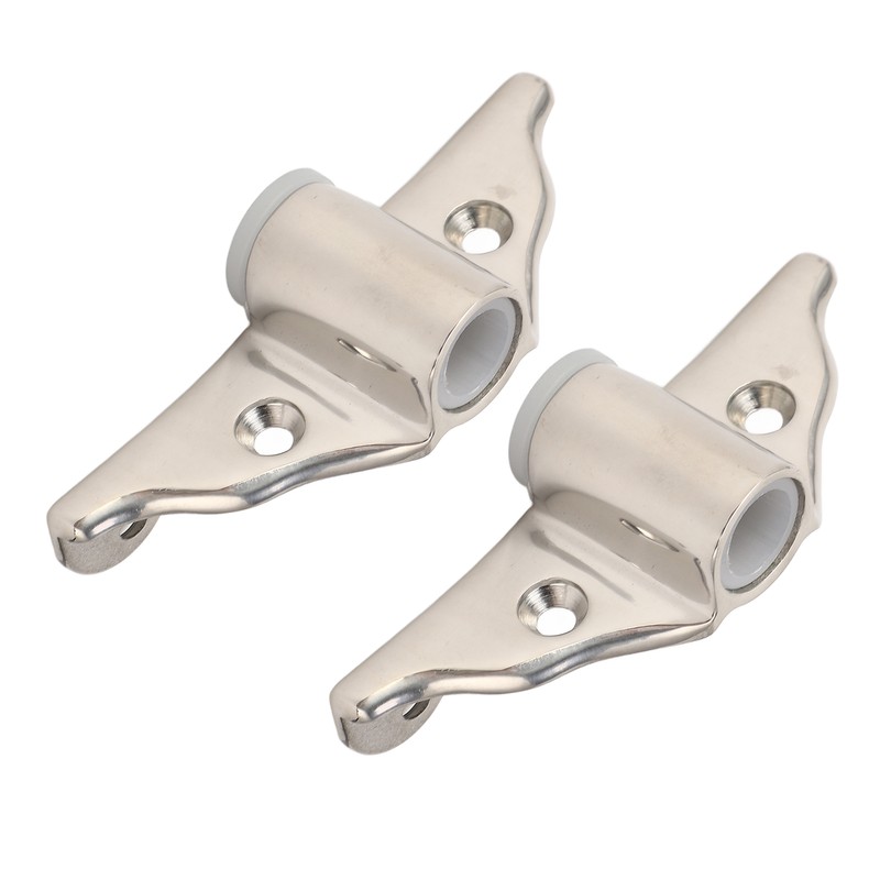2PCS 1/2in Oarlock Socket 316 Stainless Steel Polished Finish Side
