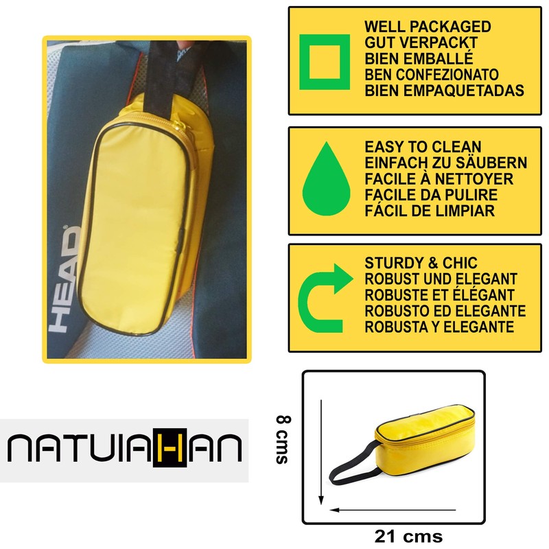 Natuiahan Insulated Sandwich Bag with Reinforced Nylon Handle, Zip and