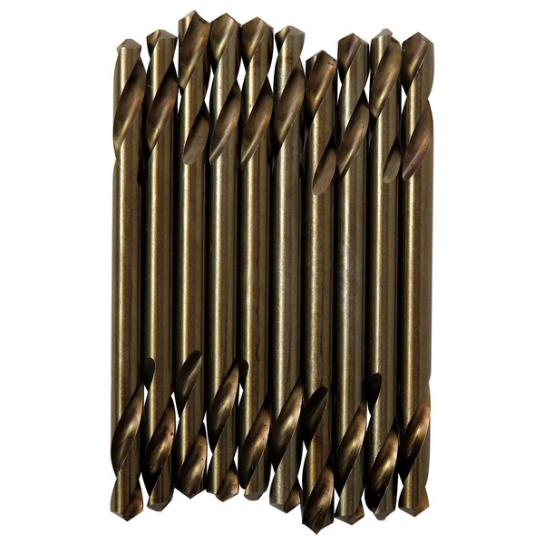 New Pack of 10 Double Ended Cobalt M35 Drill Bit