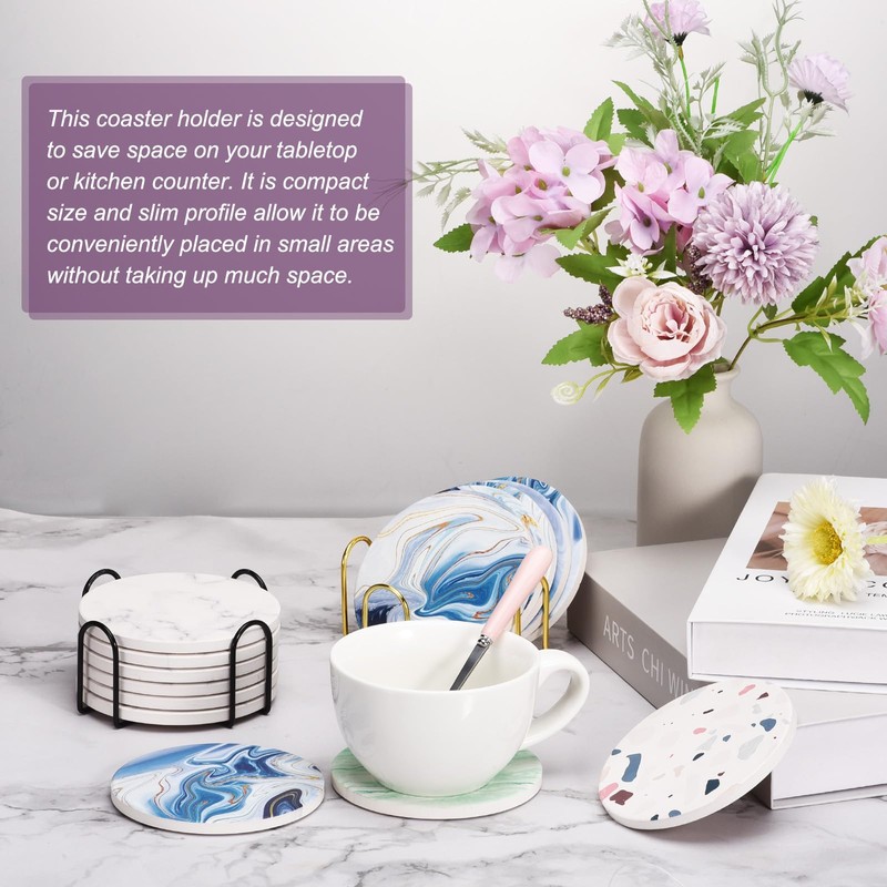 sourcing map Set of 2 Coaster Holders 2.17 Inches –