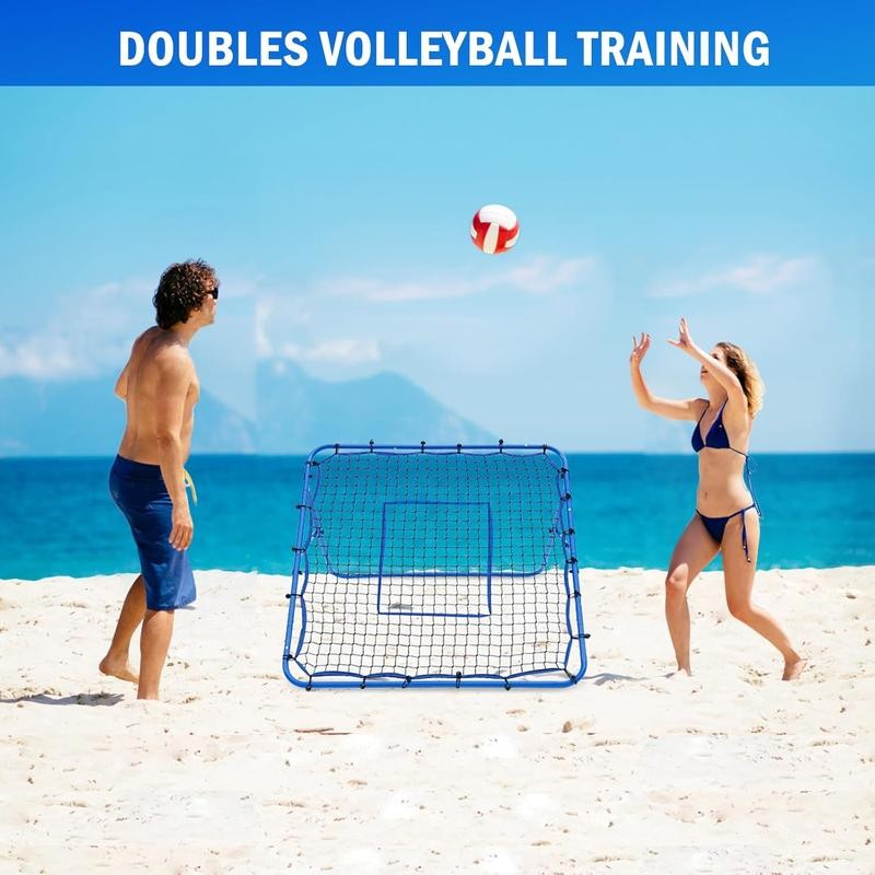 Winthai 4x4FT Volleyball Rebounder Net, Soccer Rebounder Pitchback Net with