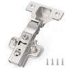Furniware Pack of 2 Corner Stop Cabinet Hinges, Opening Angle