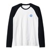 Israel flag, star of David, Judaism, support, solidarity Raglan Baseball