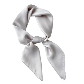 GUZOSJO Solid ColorSquare Silk Feeling Headscarf Neckerchief,Bandana Handbag Hair Scarf Bracelet Gift For Women/Girls