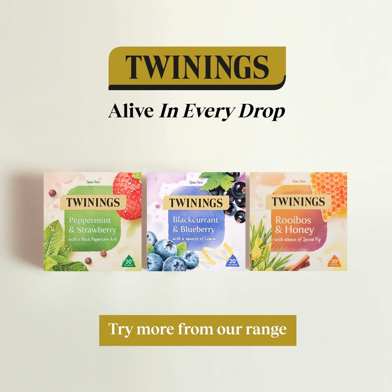 Twinings Raspberry & Lemon Tea Bags, 20 each