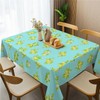 artslion Rectangle Waterproof Table Cloth 60x84in Wipeable Table Cover Non-PVC