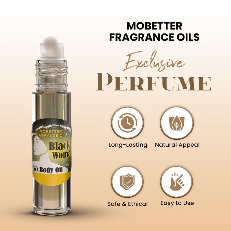 MOBETTER FRAGRANCE OILS Black Woman Perfumed Fragrance Body Oil