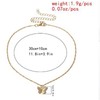 TseenYi Dainty Butterfly Pendant Necklace Choker Dainty Initial Necklace Jewellery