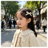 ヘアクリップ リボンクリップ 小さめ ヘアアクセサリー ヘアリボン 2個セット 可愛い 髪飾り 髪留め 女の子