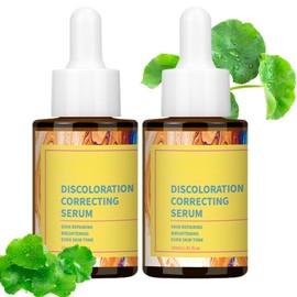 2Pcs Discoloration Correcting Serum, Dark Spot Remover for Face, Brightening Serum with Niacinamide, Alpha Arbutin & Centella, Hydrating Face Serum to Shrink Pores, Even Skin Tone