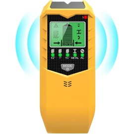 Stud Finder Sensor, 5 in 1 Stud Finder Wall Scanner Detector Portable Electronic Detector with LED Display and Audio Alarm Handheld Stud Detector for Wood AC Wire Metal