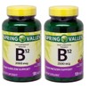 Spring Valley Sublingual B12, Cherry Flavor, 2500 mcg, (Pack of