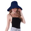 AIDIER Women's 2-in-1 Extra Wide Brim Summer Hat Foldable Floppy