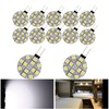 YM E-Bright 12-Pack G4 Puck Lights LED Bulbs Side Pin