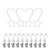 GIRAFEDA Pack of 40 Christmas Bauble Hooks Metal Christmas Tree