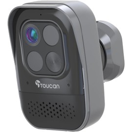 TOUCAN Wireless Security Camera PRO - 1080p Indoor and Outdoor Camera with Radar Motion Detection, 2-Way Audio, XL Battery, Google Home, Alexa and Echo Compatible, No Subscription