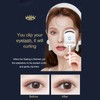 Heated Eyelash Curler USB Chargeable Long Lasting Mini Portable White