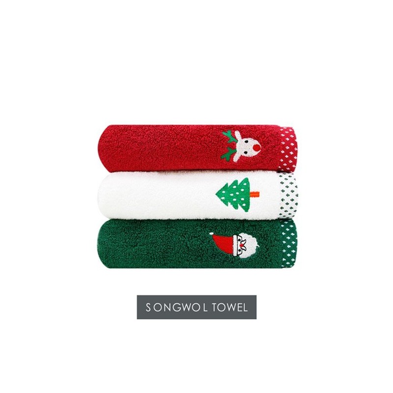 Songwol Towel [Songwol] Christmas Friends 1 sheet, Red Rudolph /