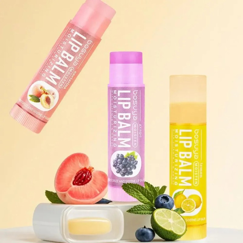 Set De Bálsamos Labiales Hidratantes Bosuya 24 Piezas
