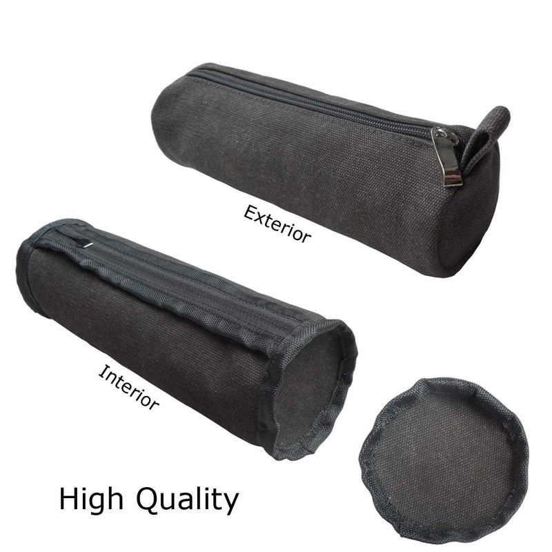 Enyuwlcm Heavy Canvas Stationery Stylish Simple Pencil Bag and Durable