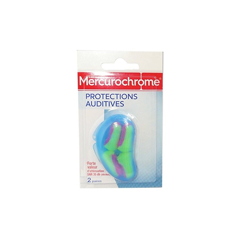 Mercurochrome Ear Defenders (2 Pairs)