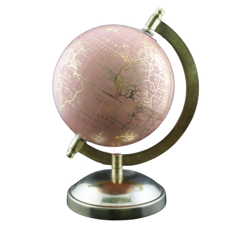 EXERZ Decorative Globe Gold 13cm (13cm Gold Base)