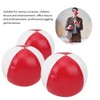 3Pcs PU Leather Juggling Balls Indoor Leisure Portable Performance Practice
