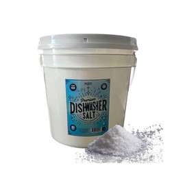 Home & Country USA Dishwasher Salt - Eco-Friendly, Residue-Free Cleaning Power (20 lb)