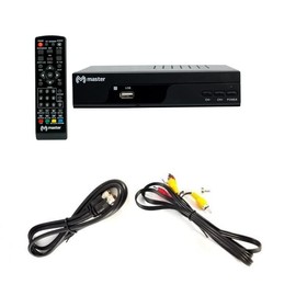 Master Decodificador Sintonizador de Señal Análoga a Señal Digital de Alta Definición, Salidas RCA HDMI, USB