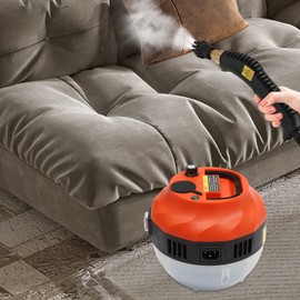 YIYIBYUS Handheld Steam Cleaner,Steam Cleaner for Home Use Car Detailing Steamer (Orange)