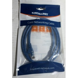 Intellinet 342582 3ft Blue Cat6 Snagless Patch Cable-Buy Multiples For Discounts