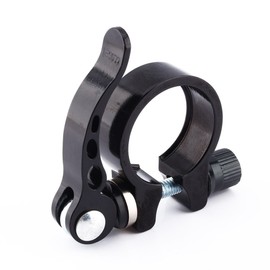Bike Quick Release Tija Clamp con abrazadera de palanca apropiado para 30,4/30,8/31.6 mm bicicletas, Black-34.9 Bicicletas Y Repuestos Abrazadera Bicicleta 2.1Mm