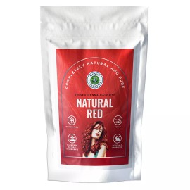 Pure Natural Red 400g | 100% Natural Hair Dye Kit | Vibrant Colors w/ Pure Henna 50g