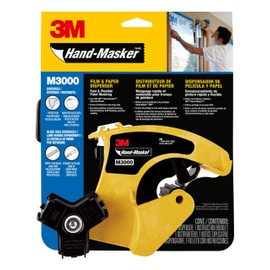 3M 3M Hand Masker M3000 Tape Dispenser, Film & Tape, Applies Painter's Tape to Masking Film or Paper in One Continuous Application, Compact & Lightweight Design, Saves Time When Preparing For Painting
