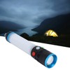 Emergency Light Multifunction Flashlight 8 Lighting Modes Alarm Sound Hook