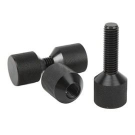 Flange Pink Switch 2 Hole Tweezers Flange Alignment Pin Aluminum Flange 2 Hole Flange Alignment Pin Alignment Pin Durable Easy Installation Portable Tool Black M12 2pcs