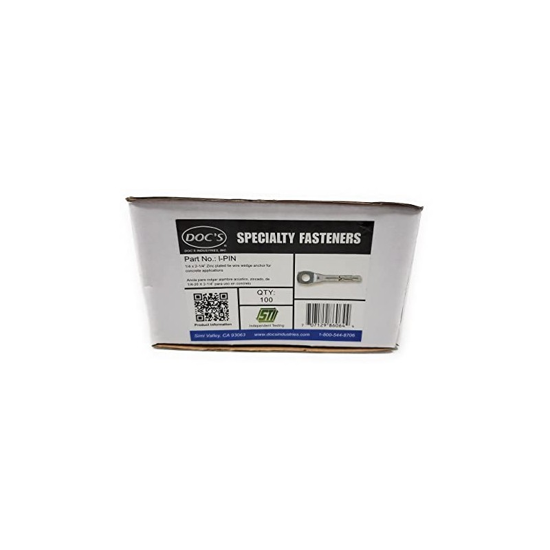 1/4" Suspended Ceiling Wedge Anchor ODM-IP Box of 100