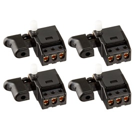 Metabo HPT/Hitachi 998839 Switch 1P Pillar for Miter Saws C10FS, C10FSH, C10FSB, C8FB, C8FB2 w/Lock (4-Pack)