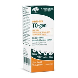 Genestra Brands - TO-gen - Oak, Giant Sequoia, and Black Currant Herbal Supplement - 15 ml Liquid