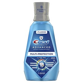 Crest Pro Health Rns Dp C Size 33.8z Crest Pro Health Advanced W/Extra Deep Clean Mouthwash Blue 33.8z, Pack of 3