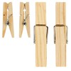 60 XXL Jumbo Strong Wooden Clothes Pegs For Washing Line
