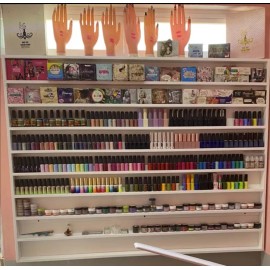 Salón Del Peinador Esmaltero, Exhibidor Multiusos Maquillaje Grande 122x93 Alto