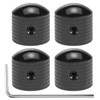 QWORK Guitar Speed Control Knobs, Set of 4 Metal Volume