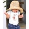 SpecialMe® Baby Body mit Namen und Initiale personalisiert Wunschname Geschenk