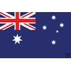 Australia Flag Sticker 8.5 x 5.5 cm