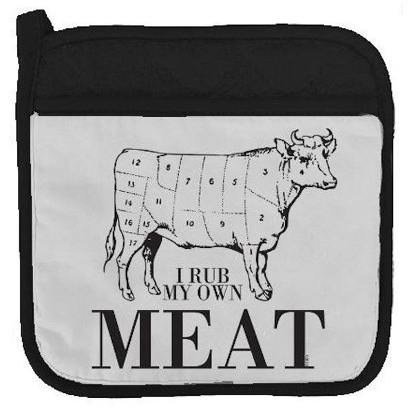 Twisted Wares 9" Potholder (Rub My Own Meat)