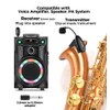 VOEMPHI 2.4G Wireless Saxophone Microphone Clip on Music Instruments Microphone,