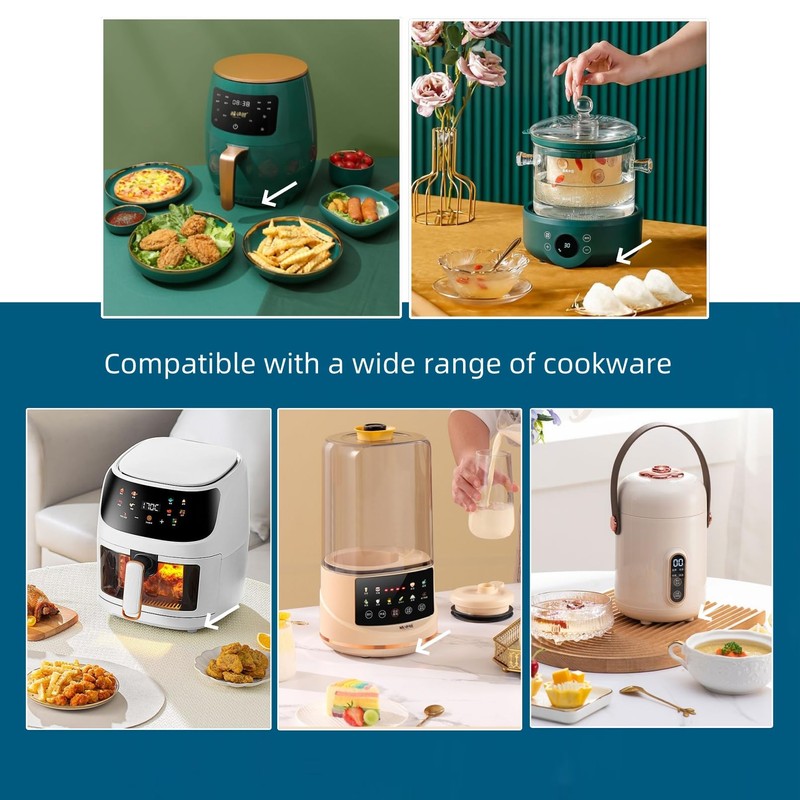 Holiket Replaceable Rubber Feet for Slow Cooker, Prevent Scratches and