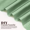 Horbaunal Sage Green Satin Fabric, 60" Wide, 2 Yards, Soft