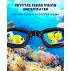 Aegend Gafas de Natación para Adultos, Multicolor, Protección UV y